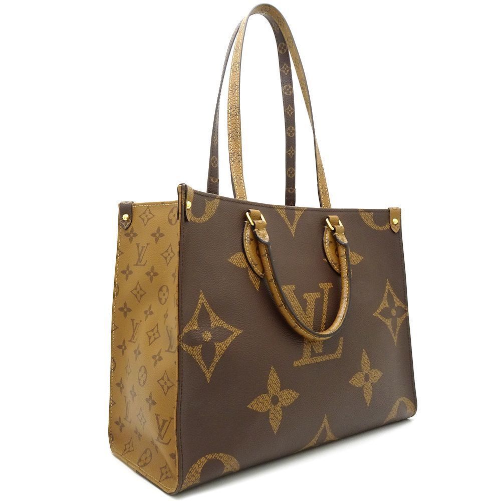 Louis Vuitton Monogram Giant Reverse Onthego MM Brown